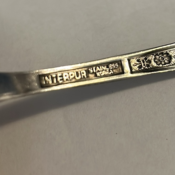 INTERPUR Florenz Stainless Steel Flatware Mixed LotTotal 16 Pieces Spoons Forks - Picture 7 of 7